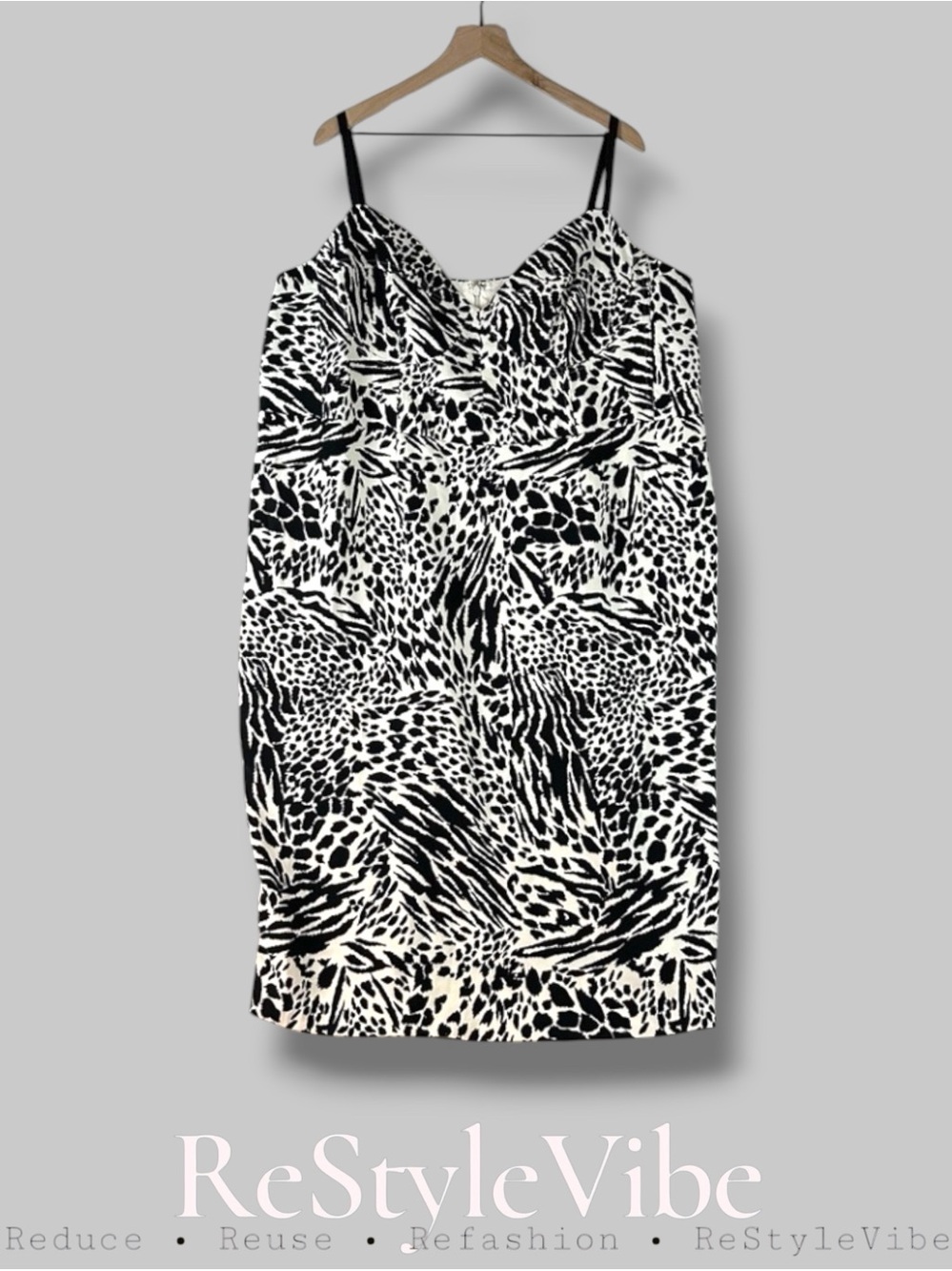 SERGIO HUDSON X TARGET Women’s Size 3X Dress Midi Bodycon Animal Print Stretch